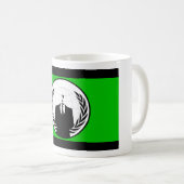 Mok van anonieme vlagkoffie (Voorkant rechts)