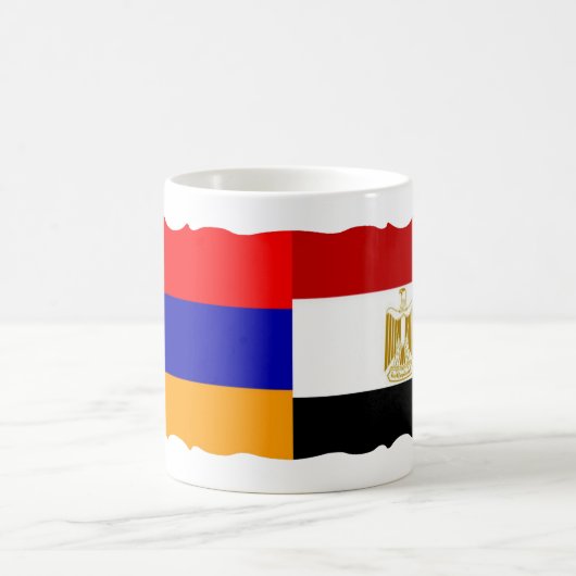 Mok van Armeense en Egyptische vlagkoffie (Center)
