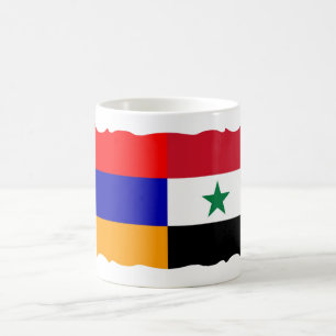 Mok van Armeense en Syrische vlaggen