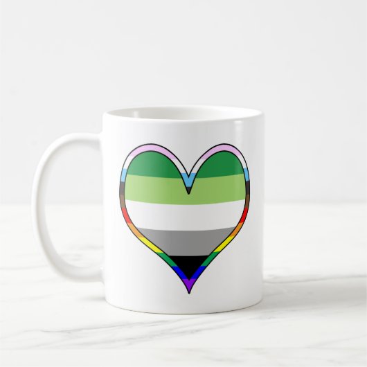 Mok van Aro Pride Heart Coffee (Links)