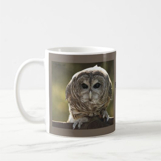 Mok van Barred Owl (Links)