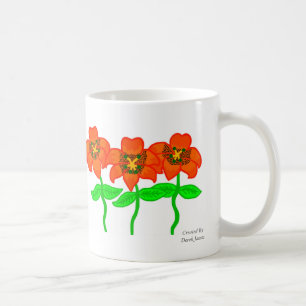 Mok van Beauful Tiger Lilies Coffee