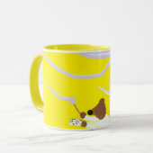 Mok van Beer schilderen (Voorkant links)