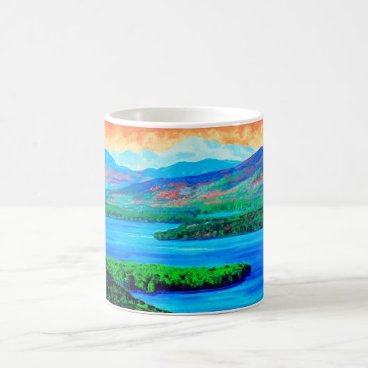 Mok van bergen- en landschapsschilderingen (Center)