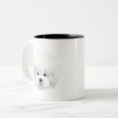 Mok van Bichon Frise dog Coffee (Voorkant links)