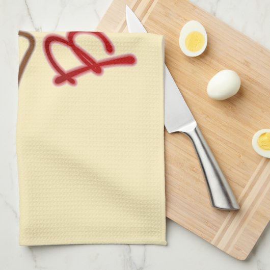 Mok van bier en keukenhanddoek voor schuim (Quarter Fold)