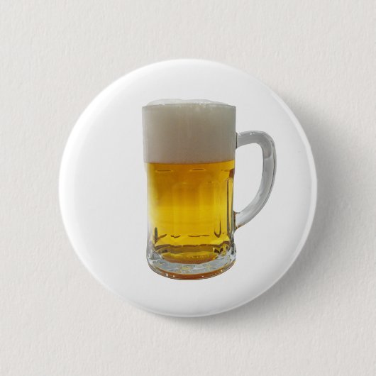 Mok van bier ronde button 5,7 cm (Voorkant)