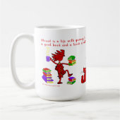 Mok van Books Tea Cats Coffee (Links)