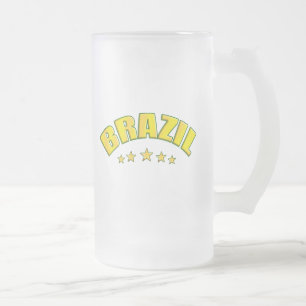 Mok van Braziliaans gevorst glasbier