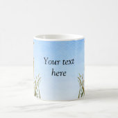 Mok van bruine, bitterige vogel Waterverf (Center)