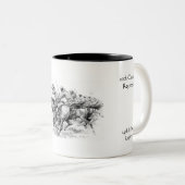 Mok van buffelsoldaten koffie (Voorkant rechts)