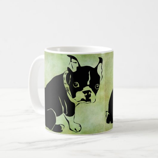 Mok van Bulldog Coffee door Brad Hines (Voorkant links)
