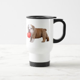 Mok van bulphondpuppy valentijnse
