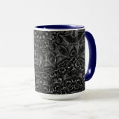 Mok van Charcoal Mandala Coffee (Voorkant rechts)