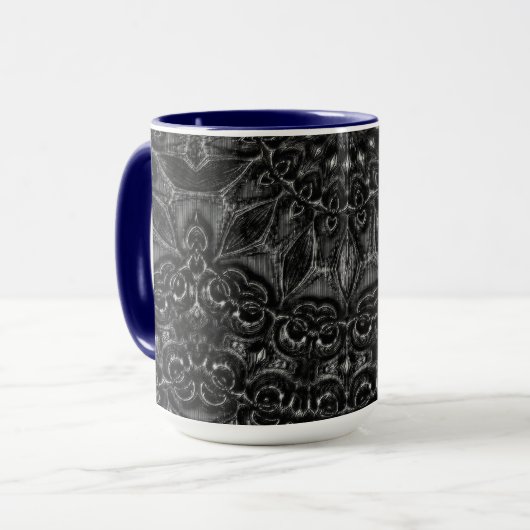 Mok van Charcoal Mandala Coffee (Voorkant links)