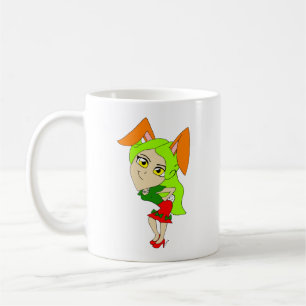 mok van chibi bunnygirl koffie