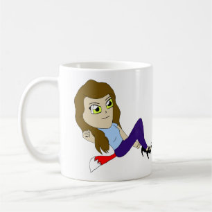 mok van chibi foxy girl koffie