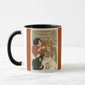 Mok van chocolade en koffie (Links)