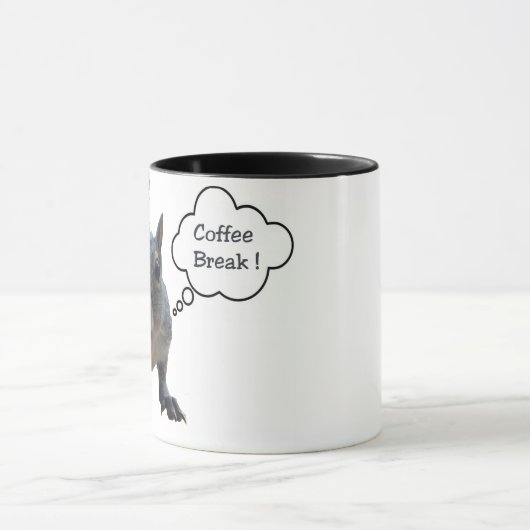 Mok van Coffee Break Squirrel personaliseren (Midden)