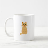 Mok van Coffee voor tabby Cat Painting Coffee (Links)
