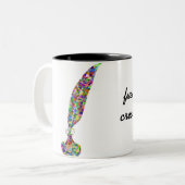 Mok van creatieve brandstof (Voorkant links)