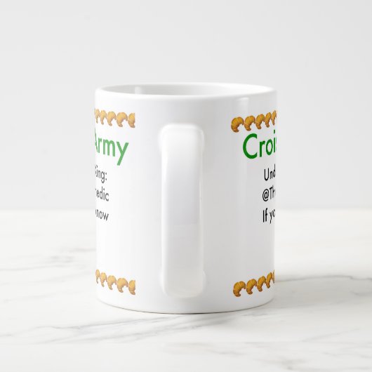 Mok van Croissant Army Specialty Jumbo (Achterkant)