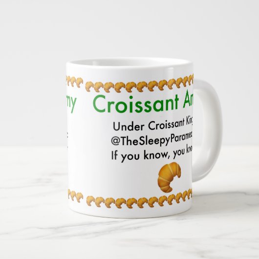 Mok van Croissant Army Specialty Jumbo (Voorkant rechts)