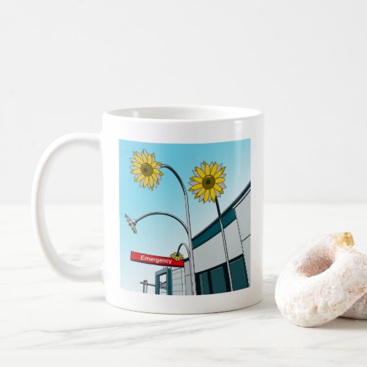 Mok van de afdeling Spoedeisende Hulp (Met donut)