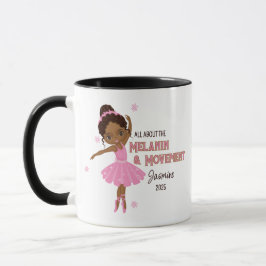 Mok van de Afrikaanse Amerikaanse Ballerina Coffee