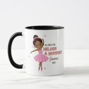 Mok van de Afrikaanse Amerikaanse Ballerina Coffee