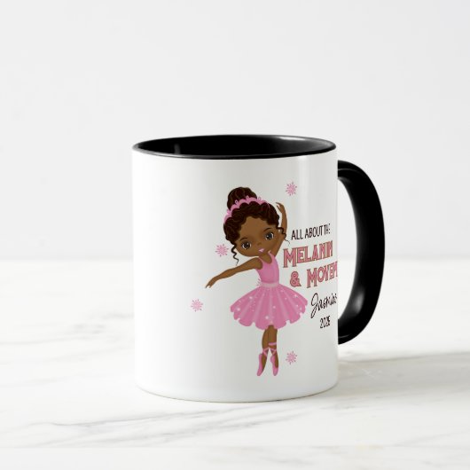 Mok van de Afrikaanse Amerikaanse Ballerina Coffee (Voorkant rechts)