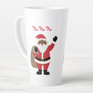 Mok van de Afrikaanse Amerikaanse Santa Latte