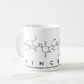 Mok van de benaming Vincente peptide (Voorkant links)