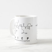 Mok van de benaming "Wiep peptide" (Voorkant links)