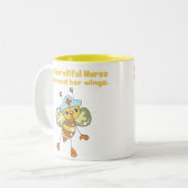 Mok van de bijenverzorging (Voorkant links)