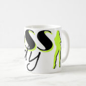 Mok van de Boss Lady (Linggroen) (Voorkant rechts)