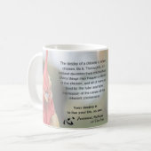 Mok van de doelwitkip (Voorkant links)