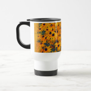 Mok van de Floral Art van Golden Daisies Flower-lo