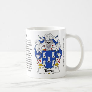 Mok van de gezinscrest van Torres