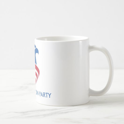 Mok van de grondwetgevende partij koffie (Rechts)