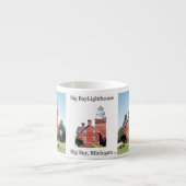 Mok van de grote vuurtoren van de baai (Voorkant)