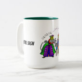 Mok van de Ham Radio Nutkraker (Voorkant links)