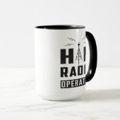 Mok van de ham-radio-operator (Voorkant rechts)