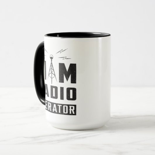 Mok van de ham-radio-operator (Voorkant links)