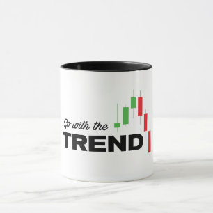 Mok van de handel - Ga met trend