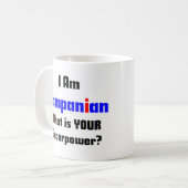 mok van de koffie uit campanië (Voorkant links)