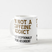 Mok van de Koffie van de cafeïne de Absorberende (Voorkant links)