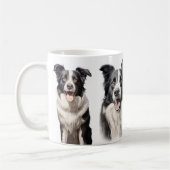 Mok van de koffieliefhebber van Border Collie (Links)