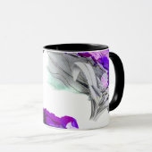 Mok van de kolibrie (Paars ontwerp) (Voorkant rechts)