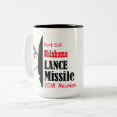 mok van de Lance Missile Reunion 2018 (Voorkant links)